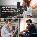 Oneodio Pro 10 Fones de Ouvido com Fio Fone de Ouvido Hi-Res Áudio com Fio Headset Estéreo Profissional DJ com Microfone Over Ear Fone de Estúdio