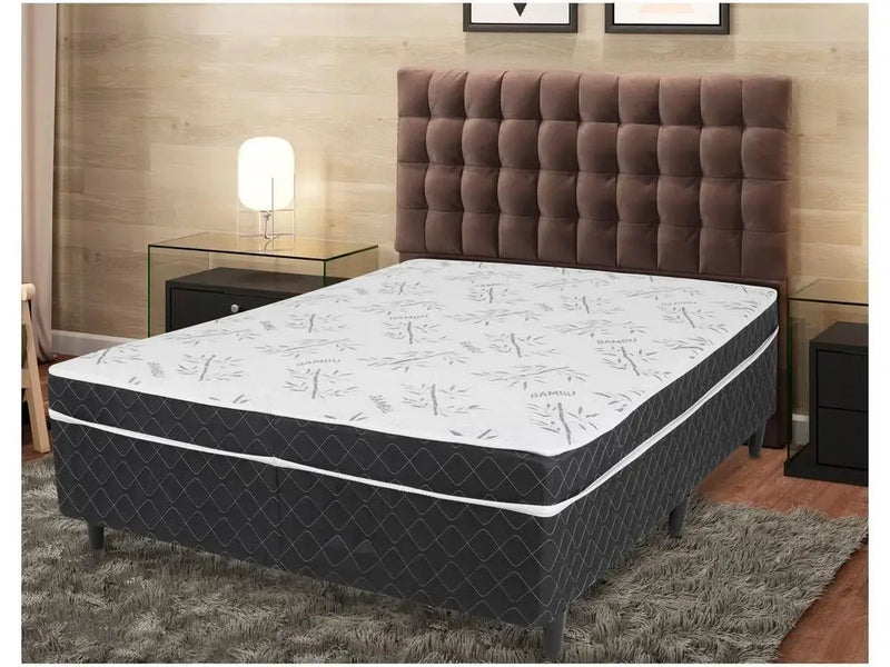Cama Box Casal V-Joy Conjugada Altura 50cm Benfica