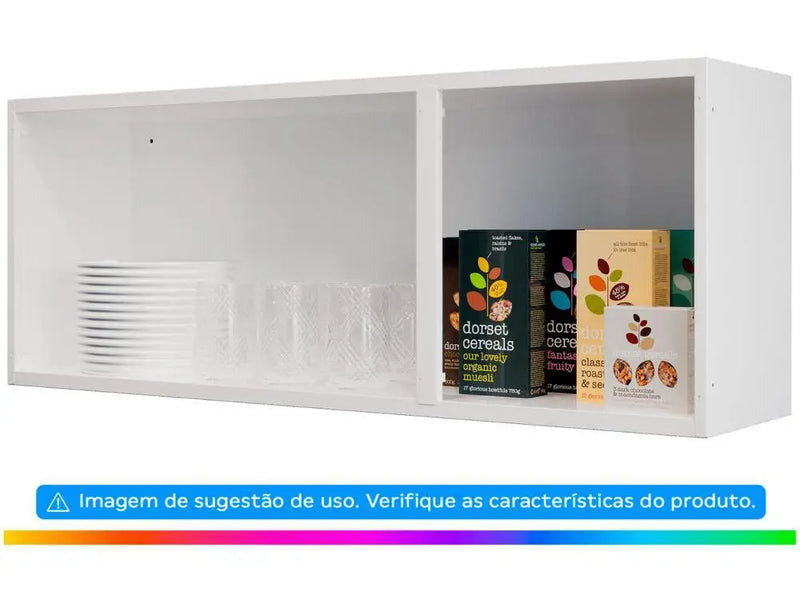 Armário Aéreo de Cozinha Itatiaia Rose ARM-105, 3 Portas, 105x40 cm