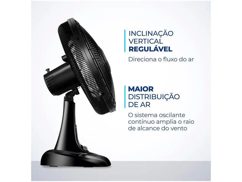 Ventilador Mondial Super Power 40 cm – 6 Hélices, 3 Velocidades, 140W – 110V