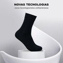 75% Algodão Meias de Algodão Antibacterianas Desodorante Meias até a Panturrilha