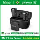Microfone de Lapela Sem Fio FIFINE M9 – Kit 2 Unidades, Sistema para Vlogs, Compatível com iPhone, Android, Câmera e Notebook