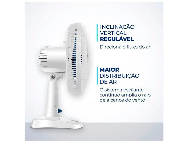 Ventilador de Mesa Mondial Super Power VSP-30-W – 220V