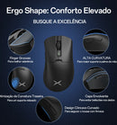 Mouse Gamer Sem Fio Delux M900PRO Taxa de Polling 8K PAW3395 RGB Base de Carregamento Design Ergonômico 63g Leve Para PC e Laptop