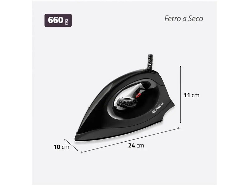 Ferro de Passar Seco Mondial FSN-55-B – 110V