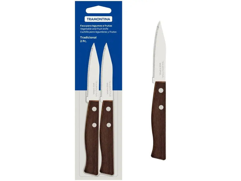 Conjunto de Facas Tradicionais Tramontina Inox 22270203 – 2 Peças