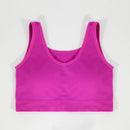 Top Esportivo Feminino – Poliamida Respirável, Sem Costura, Curto, Com Amarração, Lingerie Feminina