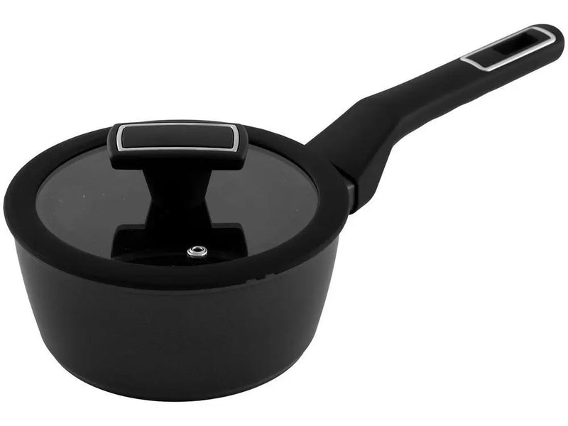 Conjunto de Panelas Brinox em Alumínio com Revestimento Cerâmico Preto 5 Peças – Carbon Ceramic Life