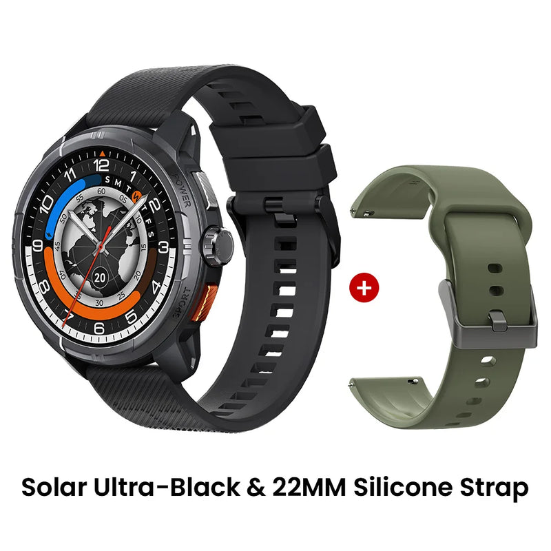 HAYLOU Solar Ultra Relógio Smart GPS 1.6” AMOLED Bluetooth Chamadas 5ATM Resistente à Água