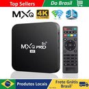 MXQ Pro TV Box Android 12 Brasil conversor de TV digital inteligente 4K 5G caixa de TV Android inteligente WiFi duplo reprodutor de mídia
