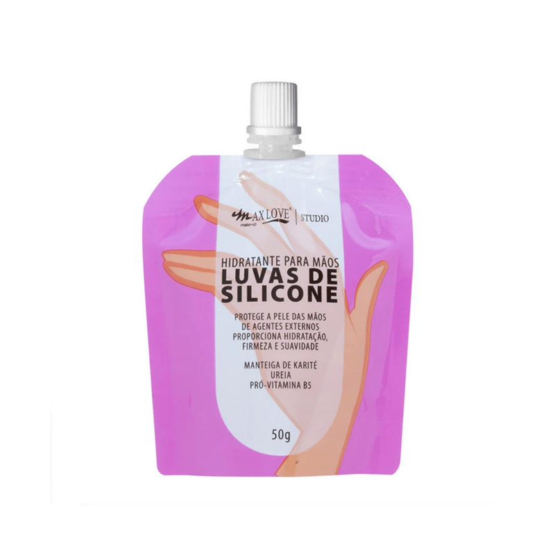 Kit Creme Hidratante Max Love – Luvas para Mãos, Silicone e Tratamento para Pés Rachados