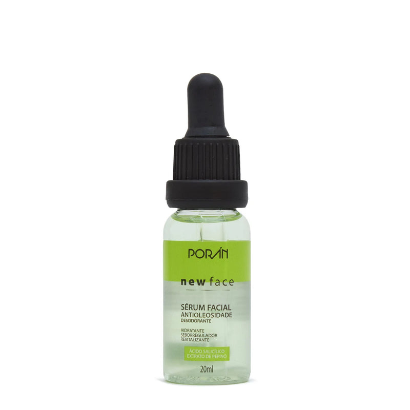 Kit Anti Oleosidade New Face Porán – Cuidados com a Pele, 4 Itens