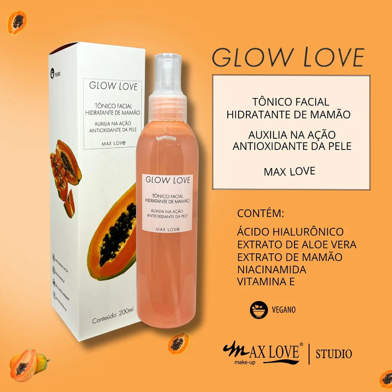 Kit Completo 5 Itens – Linha Glow Love Mommy, Max Love