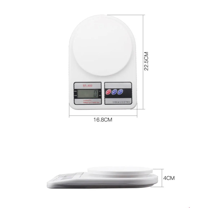 Balança de Cozinha Digital Wegs 1g a 10kg Alta Precisão