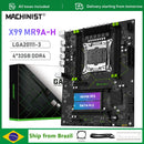 Kit Placa-mãe MACHINIST X99 MR9A-H com Intel Xeon E5 2640 V3 LGA2011-3 + Memória 16GB (2x8GB) DDR4 2133MHz + suporte NVMe M.2 (opcional)