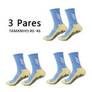 Meias de Corrida de Poliamida Meia Média Meias de Futebol Pontos Antiderrapantes Meias Masculinas para Ciclismo