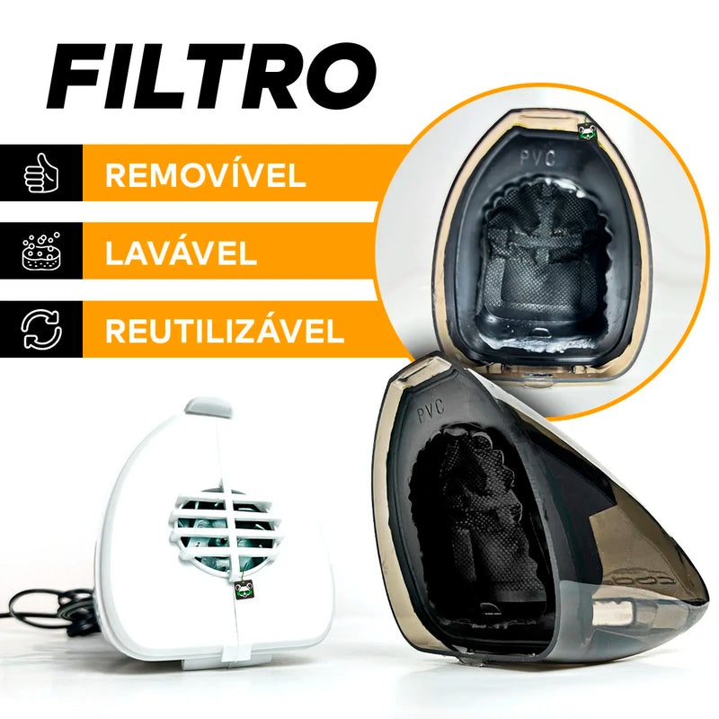 Aspirador de Pó Portátil Automotivo – 12V / 60W  Para Limpeza Manual de Pó e Pequenos Detritos