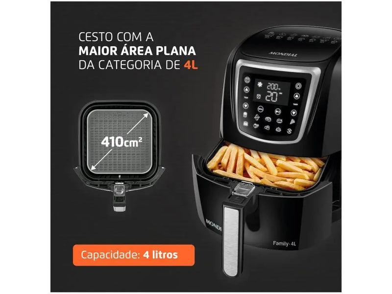 Fritadeira Elétrica Sem Óleo / Air Fryer Mondial - 220V