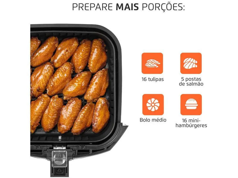 Fritadeira Elétrica Sem Óleo / Air Fryer Mondial - 220V