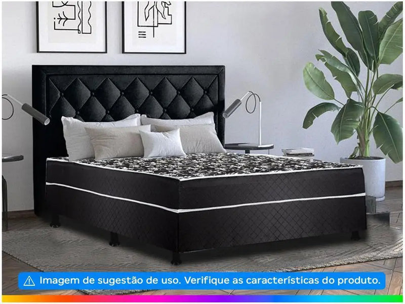 Aiam Cama Box Casal 41cm Super Box D28 Colchões Altos