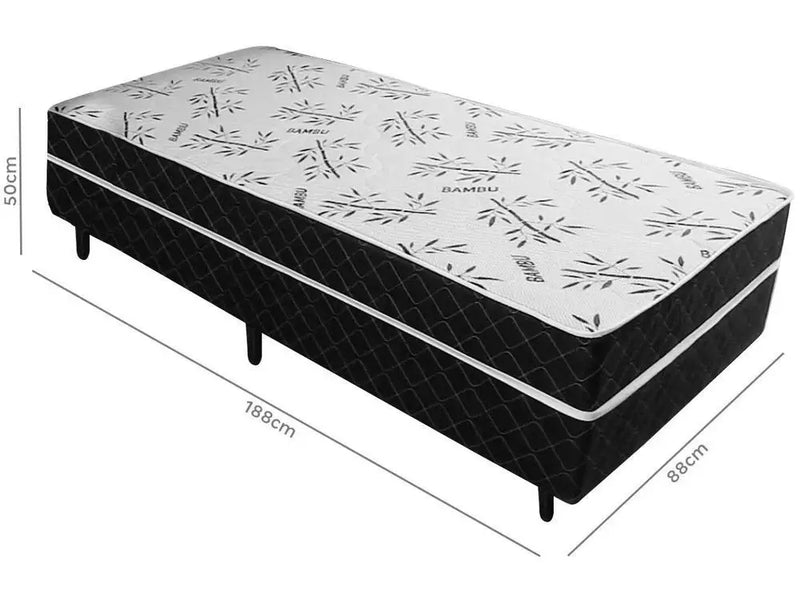Cama Box Solteiro Double V-Joy 50x88x188cm