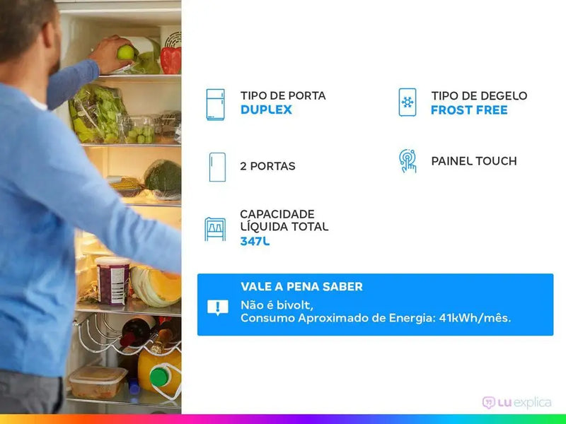 Geladeira/Refrigerador Midea Frost Free - 110V
