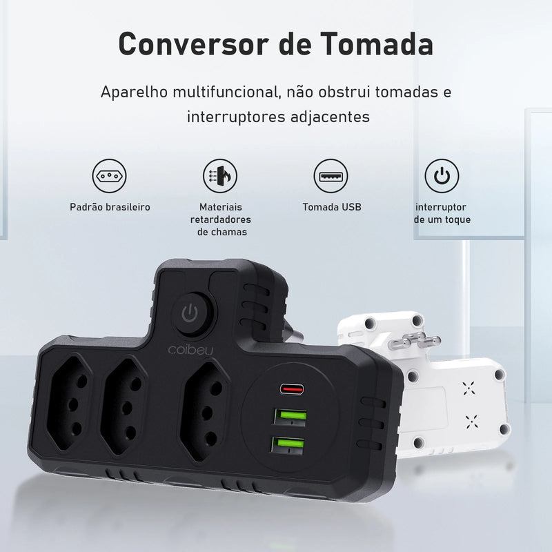 Tomada, plugue, extensão de tomada, tomada USB, tomada de parede, extensão elétrica, saída de energia, adaptador universal de tomada
