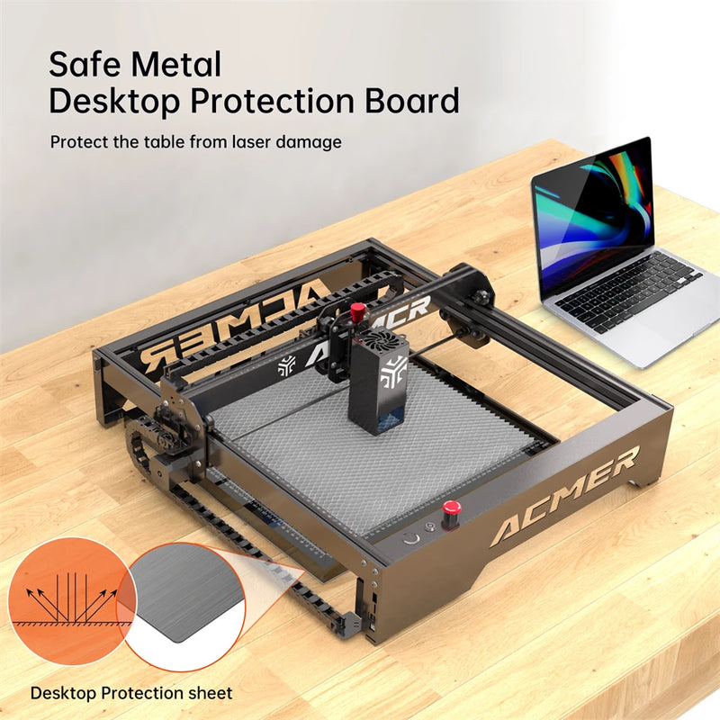 ACMER Cama de Colmeia Mesa de Trabalho Universal Proteção de Mesa Material de Fixação para Máquina de Gravação a Laser 400*400mm 500*500mm