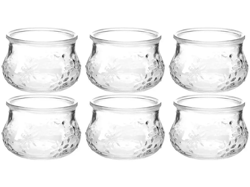 Nadir Nature 6 Pieces Glass Bowl Set