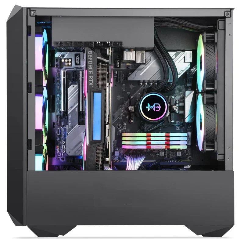 PC CPU Resfriamento a Água Refrigerador do Computador AIO RGB ARGB Ventilador Líquido compatível com soquetes LGA 1150 1151 1200 1700 2011 e AM4