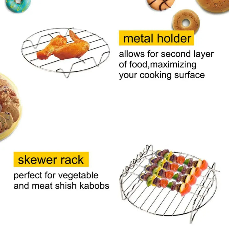 Sell Air Fryer Accessories for Gowise Phillips Cozyna and Secura, Set of 5, Fit all Airfryer 3.7QT - 4.2QT - 5.3QT - 5.8QT