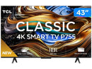 Smart TV 43 "4K UHD LED TCL 43P755 Wi-Fi Bluetooth 3 HDMI 1 USB