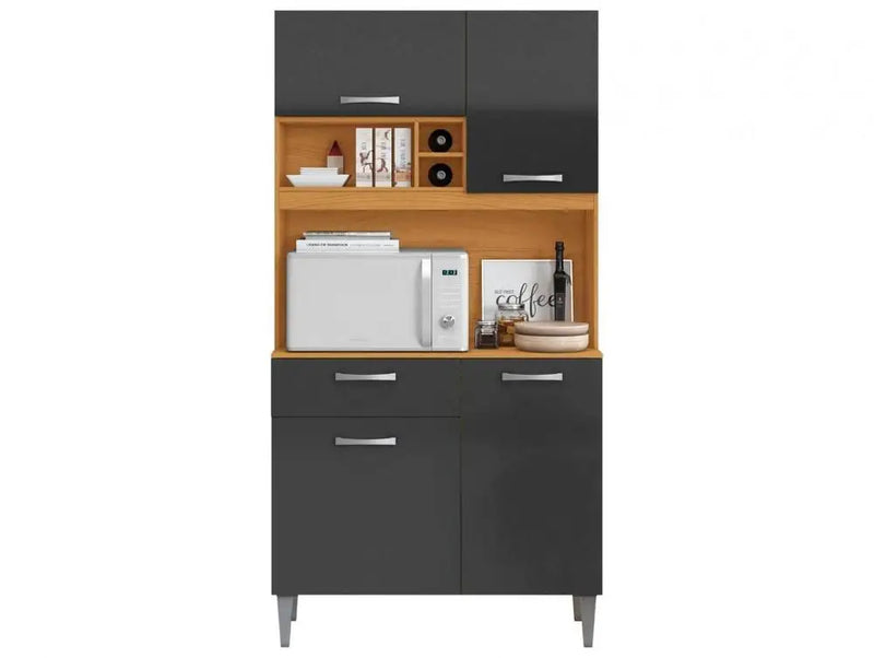 Cozinha Compacta Aramobile Malva com 4 Portas e 1 Gaveta
