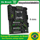 Placa-mãe MACHINIST X99 MR9S V6 LGA2011-3, compatível com processadores Intel Xeon E5 v3/v4, memória ECC DDR4 para desktop, suporte NVMe e SATA M.2