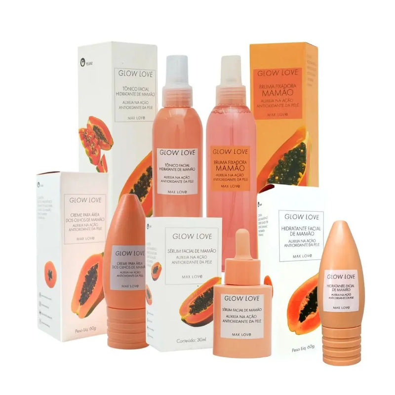 Kit Completo 5 Itens – Linha Glow Love Mommy, Max Love