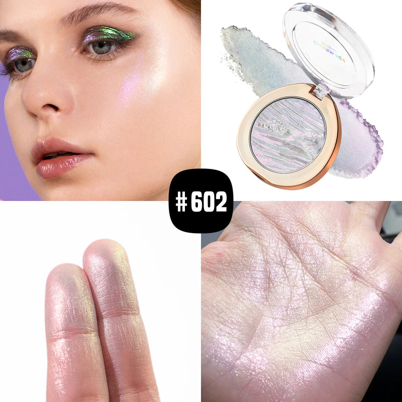Iluminador Duocromo CHARMACY com Pigmento Glitter Multicor Longa Duração