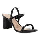 Sandália Feminina Dakota Salto Grosso com Tira de Strass