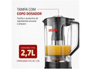 Liquidificador Turbo Mondial L-900 FB com 5 Velocidades e Filtro 900W Preto - 220V