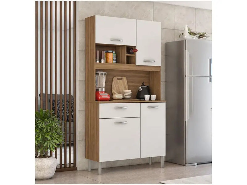 Cozinha Compacta Demobile Malta com 4 Portas