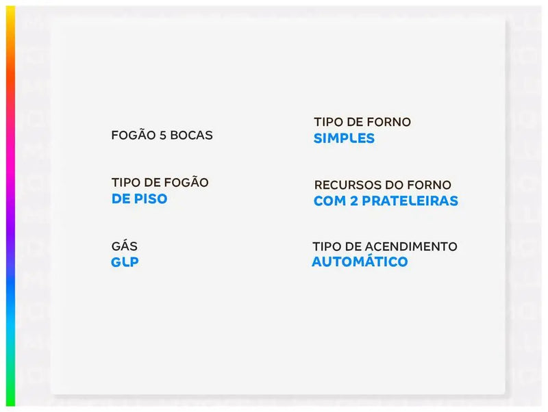 Fogão Electrolux 5 Bocas Inox Preto Mesa de Vidro Efficient FE5GB - Bivolt