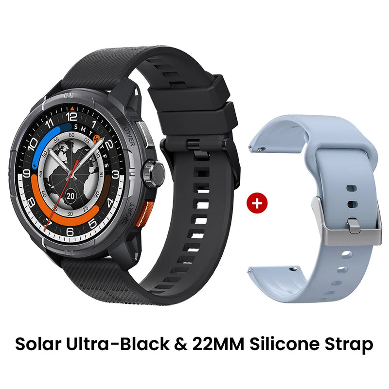 HAYLOU Solar Ultra Relógio Smart GPS 1.6” AMOLED Bluetooth Chamadas 5ATM Resistente à Água