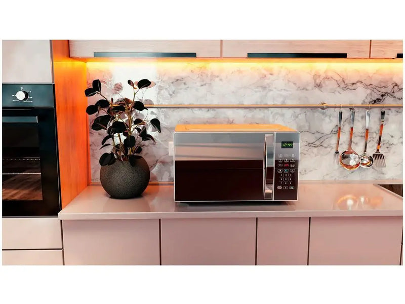Micro-ondas Philco 25L Espelhado Prata PMO28S – 220V