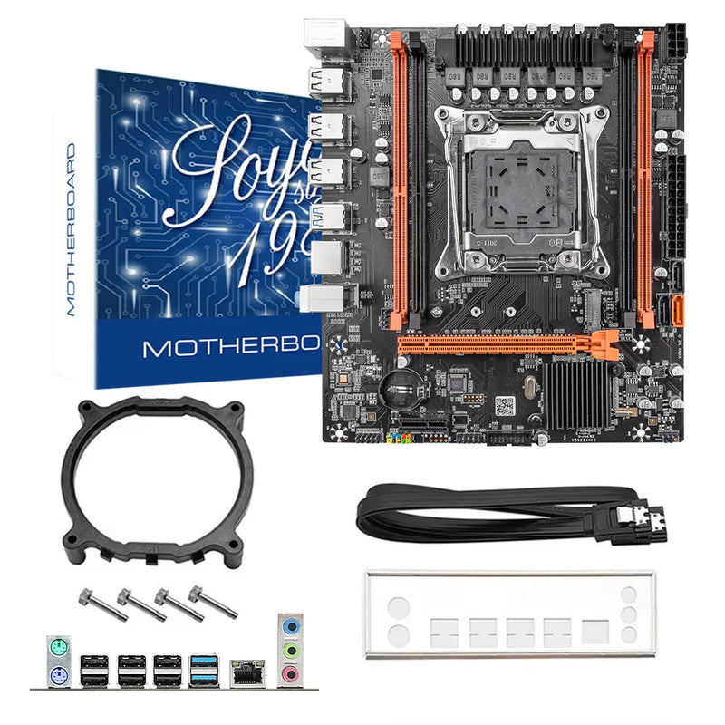 SOYO placa mãe X99 LGA2011-3 Kit Xeon processador E5 2650 V4 completo memória RAM DDR4 16GB 2133MHz M.2 NVME PCIe 3.0 Brazil