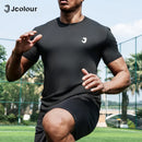 Camisa Esportiva Masculina, Camisa de Corrida de Secagem Rápida, Camisa de Futebol Respirável, Roupas Esportivas, Camiseta