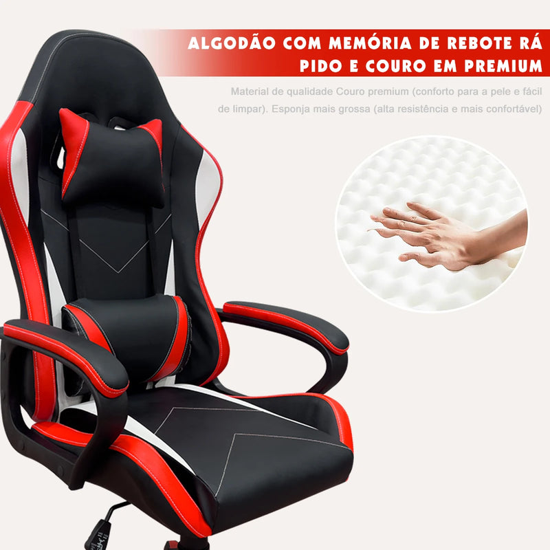 Cadeira de Escritório Ergonômica Python Fly Cadeira Móvel com Suporte Lombar para Casa Cadeira Gamer Móveis com Apoio de Braço 3D