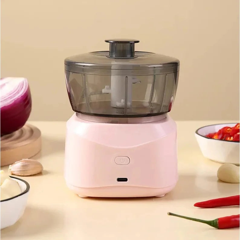 Triturador Processador Alimentos 45W Via Cabo USB-C Tomate SRQ-015
