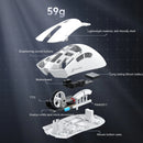 Mouse Sem Fio ATTACK SHARK R1 Leve 18000 DPI PAW3311 Modo Tríplice Bluetooth/2.4G/USB Mouse Gamer Macro para PC/Mac