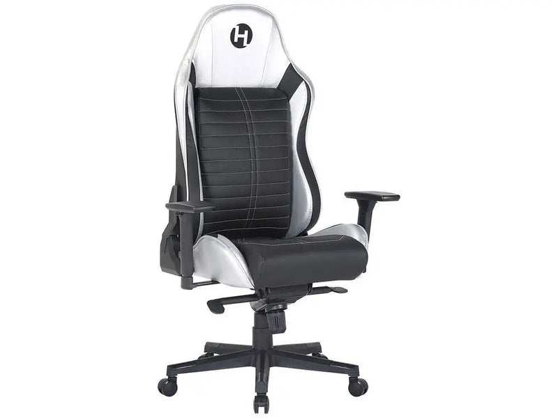 Cadeira Gamer Techni Sport TS62 Preto e Prata Reclinável e Giratória
