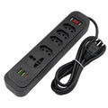 Extensão de 4 Tomadas com 3 USB Bivolt