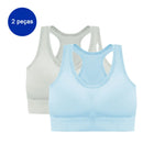 2 Peças Sutiã Esportivo Sem Costura Respirável Push Up Antichoque Feminino Top Cropped Sutiã Esportivo Roupa Íntima Esportiva